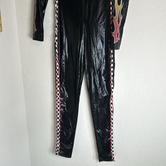 Dreamgirls - Size Medium- nascar racer costume- bodysuit- long sleeve- biker - Picture 3 of 6